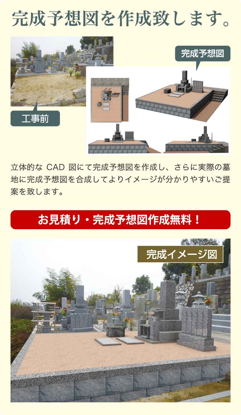 完成予想図を作成します。お見積もり無料!